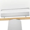 Plafoniere Moderne-Eglo Mariel plafoniera moderna con dettagli in legno 3 luci
