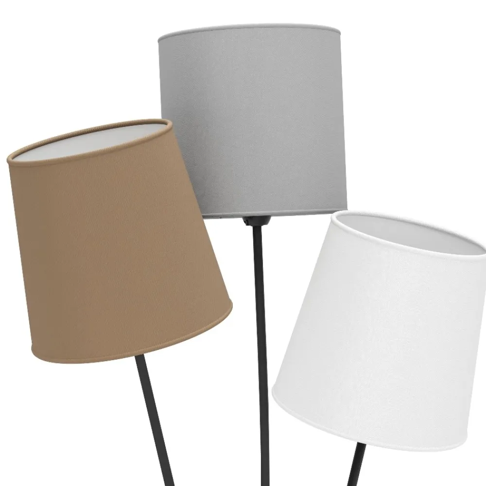 Lampade Da Terra-Eglo Maronda lampada da terra 3 luci con portalampada multicolor