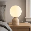 Abat Jour-Maytoni Mayoni tavo lampada da comodino abat jour base cemento diffusore vetro