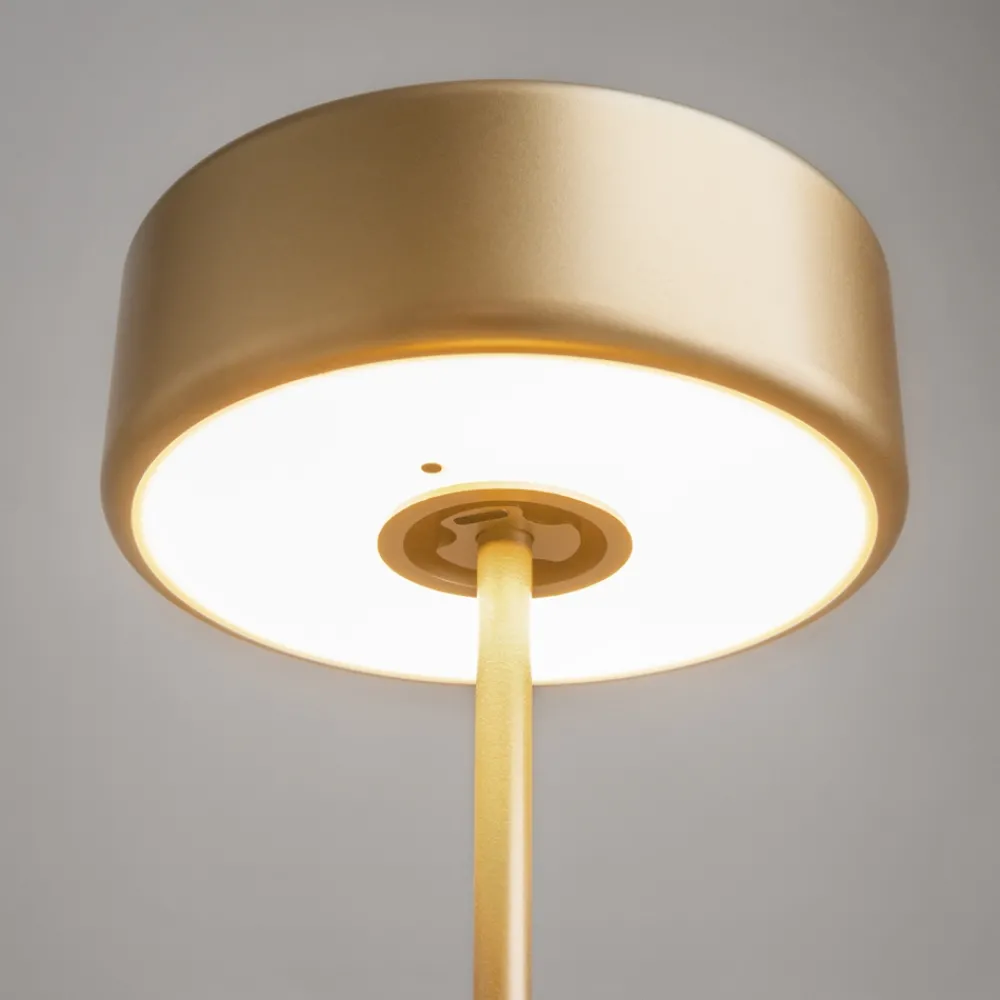 Lampade Da Tavolino Esterno-Maytoni ai collaboration lampada da tavolino portatile oro led da 2200k a 4000k