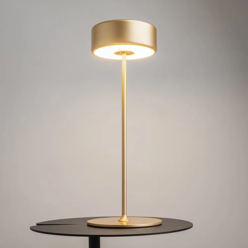 Lampade Da Tavolino Esterno-Maytoni ai collaboration lampada da tavolino portatile oro led da 2200k a 4000k