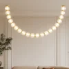 Lampadari Moderni-Maytoni amulet lampadario led 36w 3000k con sfere moderno