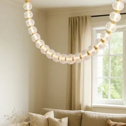 Lampadari Moderni-Maytoni amulet lampadario led 36w 3000k con sfere moderno