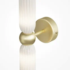 Applique Da Parete-Maytoni antic applique contemporanea 2 luci vetro bianco satinato