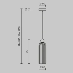 Lampade A Sospensione-Maytoni antic lampada a sopsensione moderna per comodino