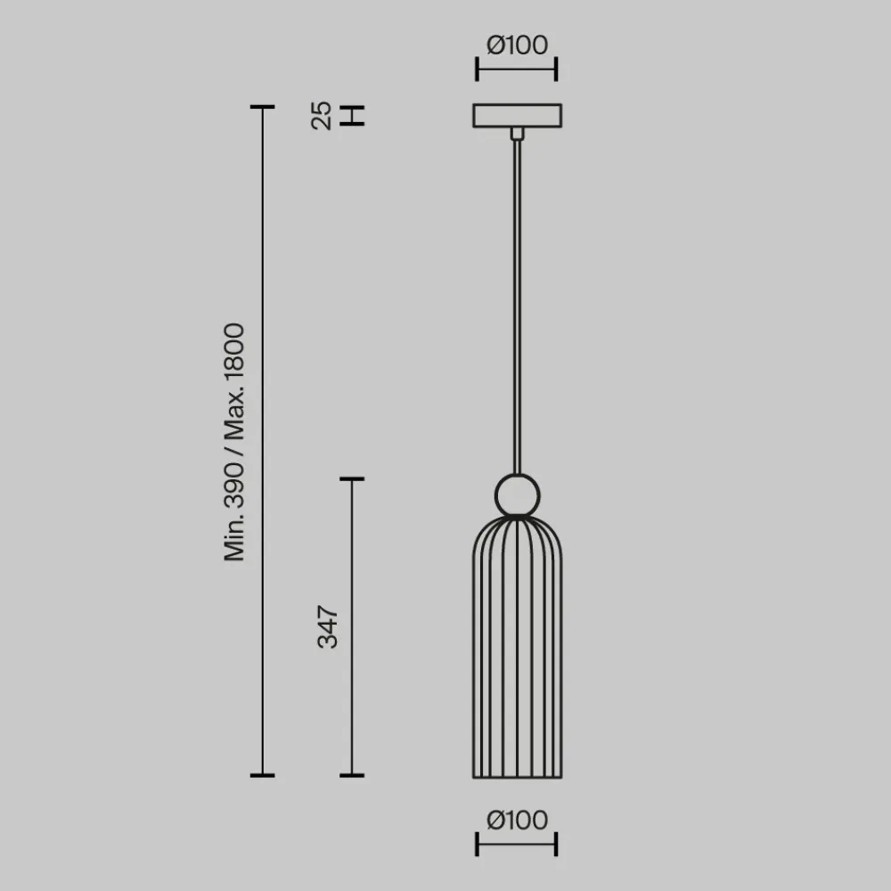 Lampade A Sospensione-Maytoni antic lampada a sospensione per isola cucina in vetro rigato