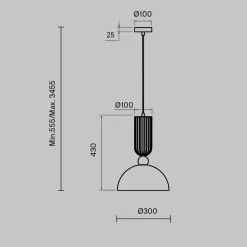 Lampade A Sospensione-Maytoni antic lampada a sospensione in vetro per isola cucina