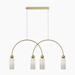 Lampadari Moderni-Maytoni antic lampadario moderno per soggiorno paralumi in vetro