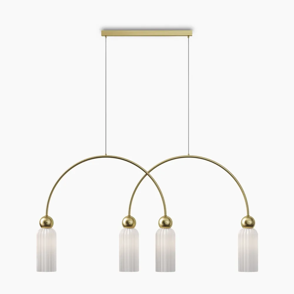 Lampadari Moderni-Maytoni antic lampadario moderno per soggiorno paralumi in vetro