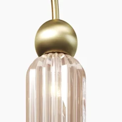 Lampadari Moderni-Maytoni antic lampadario per soggiorno moderno 4 luci paralumi in vetro
