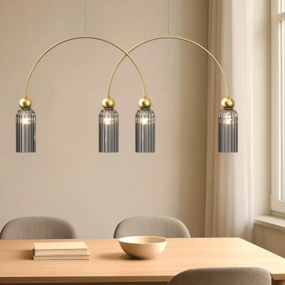 Lampadari Moderni-Maytoni antic lampadario per soggiorno moderno 4 luci