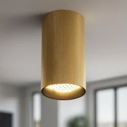 Faretti Da Soffitto-Maytoni artisan faretto da soffitto cilindro oro satinato