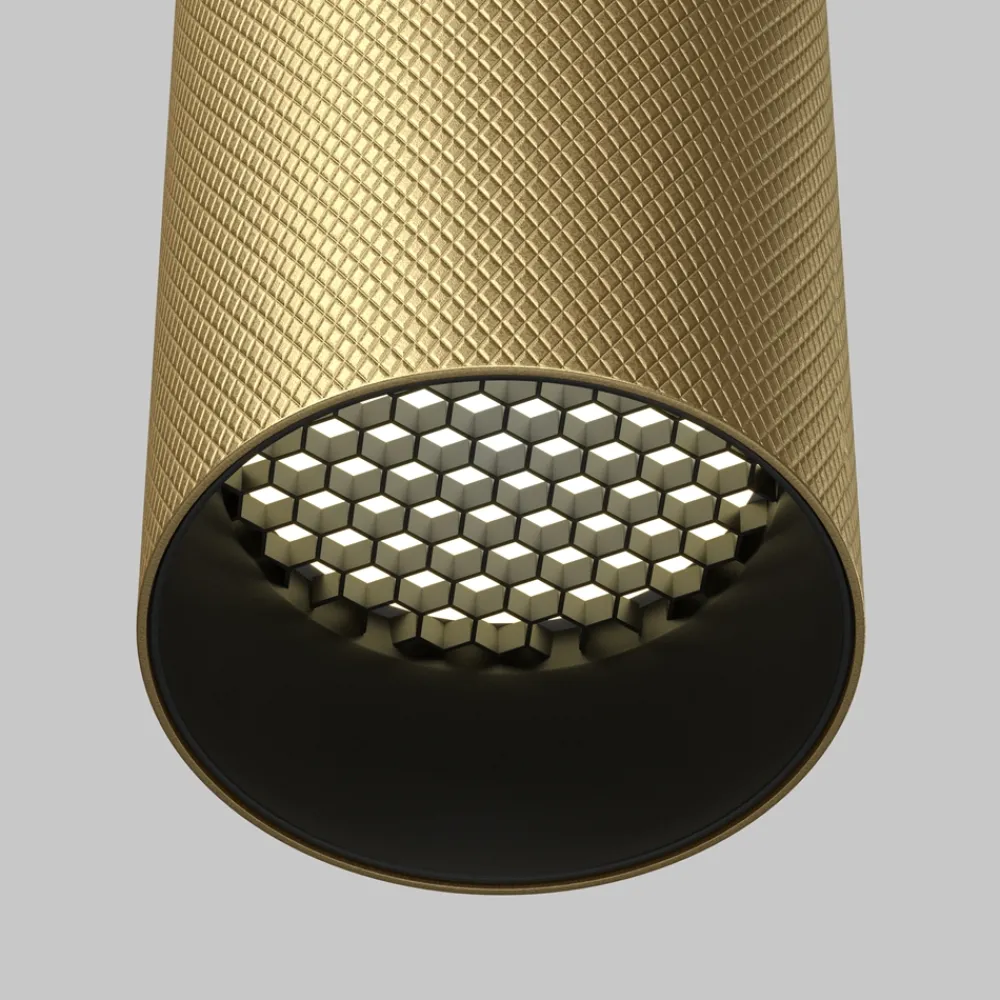 Faretti Da Soffitto-Maytoni artisan faretto da soffitto cilindro oro satinato