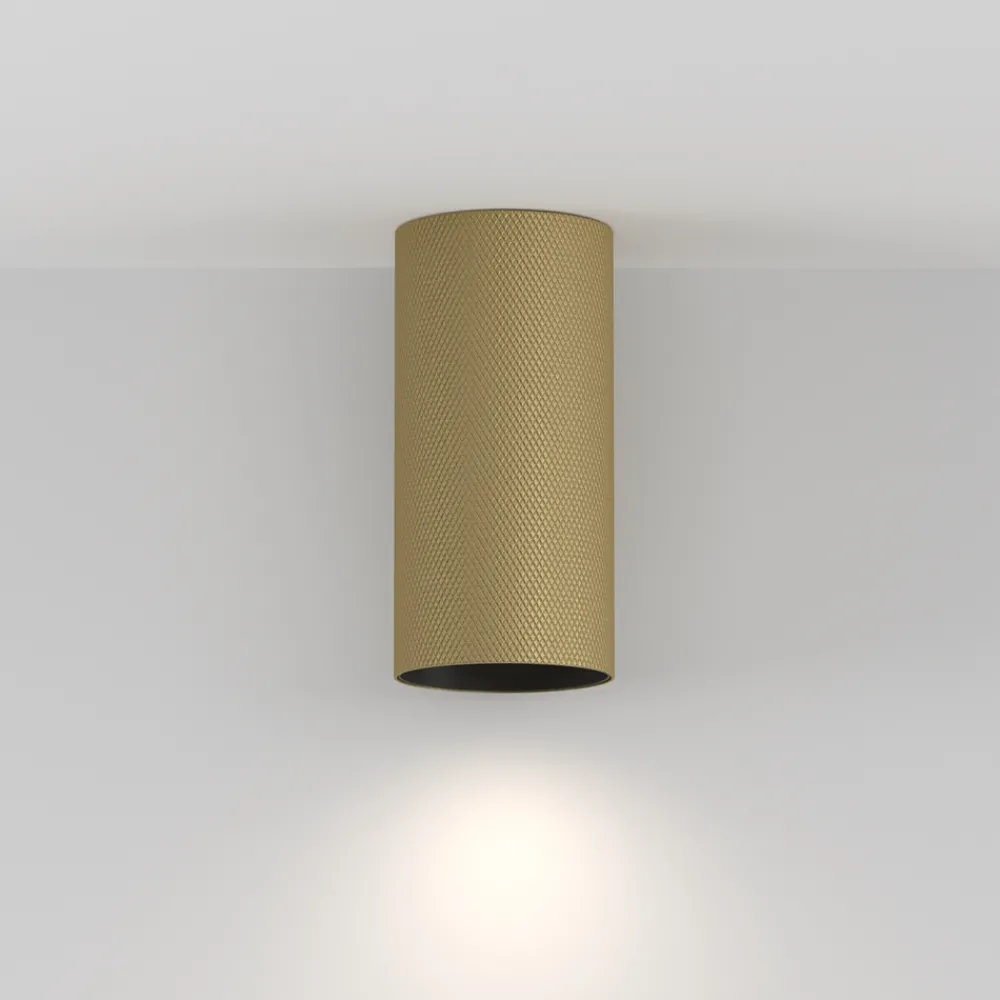 Faretti Da Soffitto-Maytoni artisan faretto da soffitto cilindro oro satinato