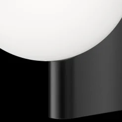 Applique Da Parete-Maytoni avant-garde applique da parete minimal colore nero sfera in vetro