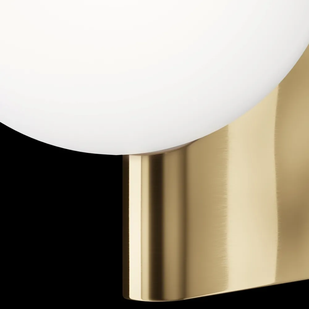 Applique Camera Da Letto-Maytoni avant-garde applique oro sfera di vetro per comodino camera da letto