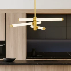 Lampadari Cucina-Maytoni axis lampadario per cucina orientabile led 3000k