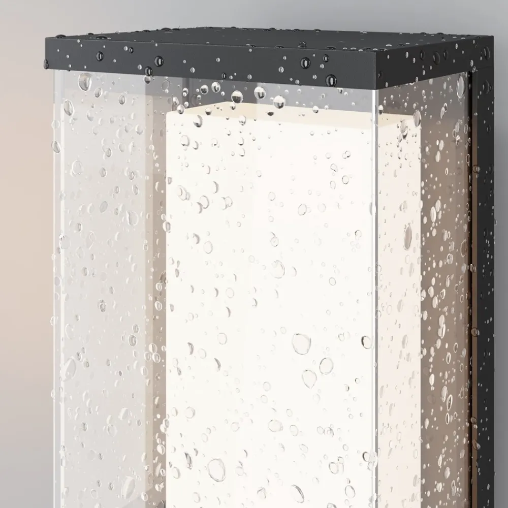 Applique Da Esterno-Maytoni baker street applique da esterno led 3000k ip65 rettangolare