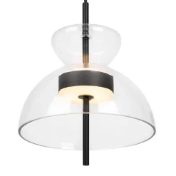 Lampade A Sospensione-Maytoni bangkok lampada a sospensione led 12w 3000k paralume vetro trasparente