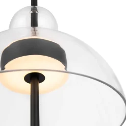 Lampade A Sospensione-Maytoni bangkok lampada a sospensione led 12w 3000k paralume in vetro