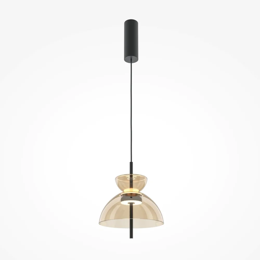 Lampade A Sospensione-Maytoni bangkok lampada a sospensione led 12w 3000k mod185pl-l12cg3k2