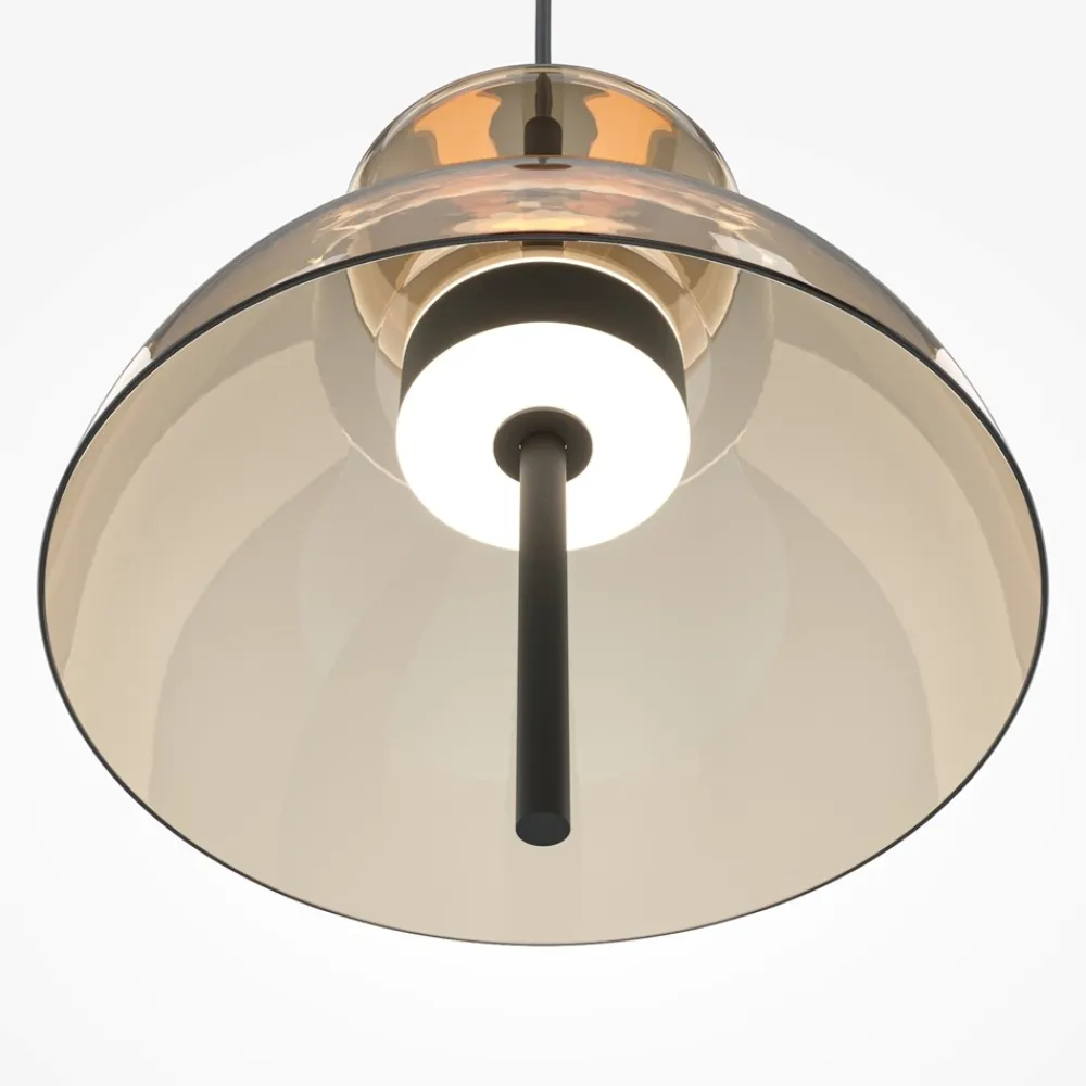 Lampade A Sospensione-Maytoni bangkok lampada a sospensione led 12w 3000k mod185pl-l12cg3k2