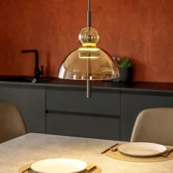 Lampadari Cucina-Maytoni bangkok lampadario led 12w 3000k per cucina mod185pl-l12cg3k1