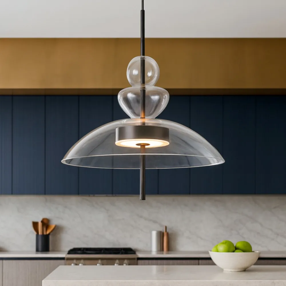Lampadari Cucina-Maytoni bangkok lampadario led 12w 3000k per cucina moderna