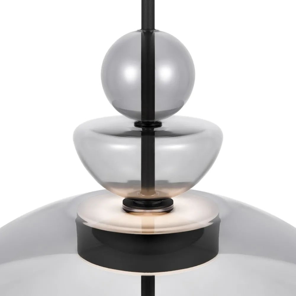 Lampadari Cucina-Maytoni bangkok lampadario per cucina led 12w 3000k vetro