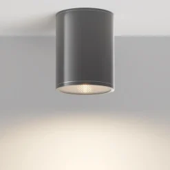 Faretti Da Esterno-Maytoni bar faretto da esterno a soffitto cilindro led 7w 3000k ip65