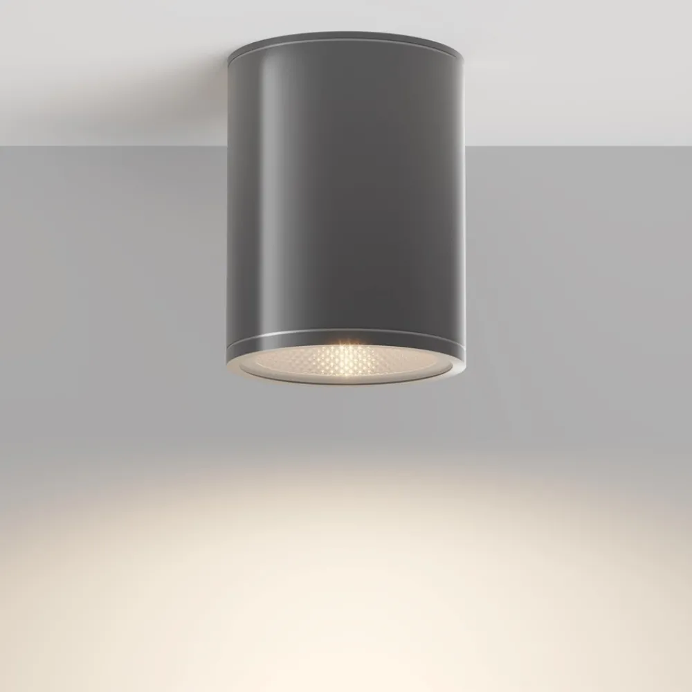Faretti Da Esterno-Maytoni bar faretto da esterno a soffitto cilindro led 7w 3000k ip65