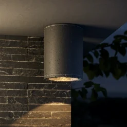 Faretti Da Esterno-Maytoni bar faretto da esterno a soffitto cilindro led 7w 3000k ip65