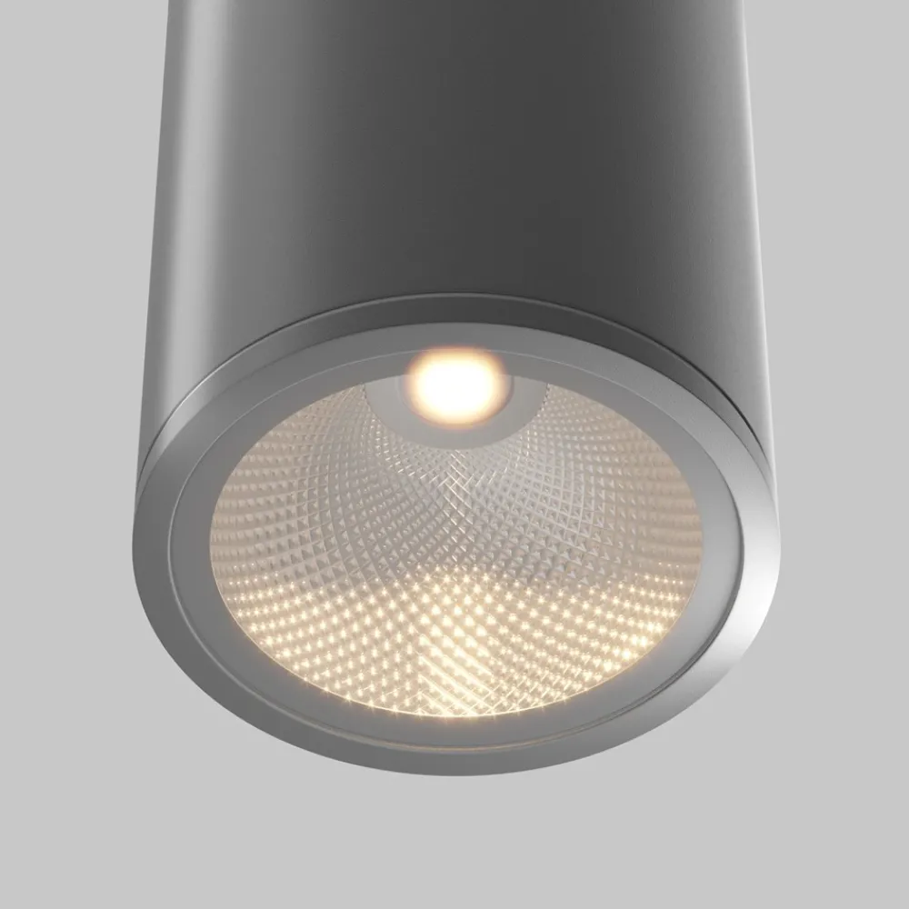 Faretti Da Esterno-Maytoni bar faretto da esterno a soffitto cilindro led 7w 3000k ip65
