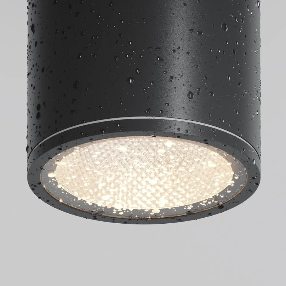 Faretti Da Esterno-Maytoni bar faretto da esterno a soffitto cilindro led 7w 3000k ip65