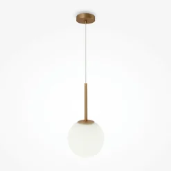 Lampade A Sospensione-Maytoni basic form lampada a sospensione per tavolo da cucina colore oro