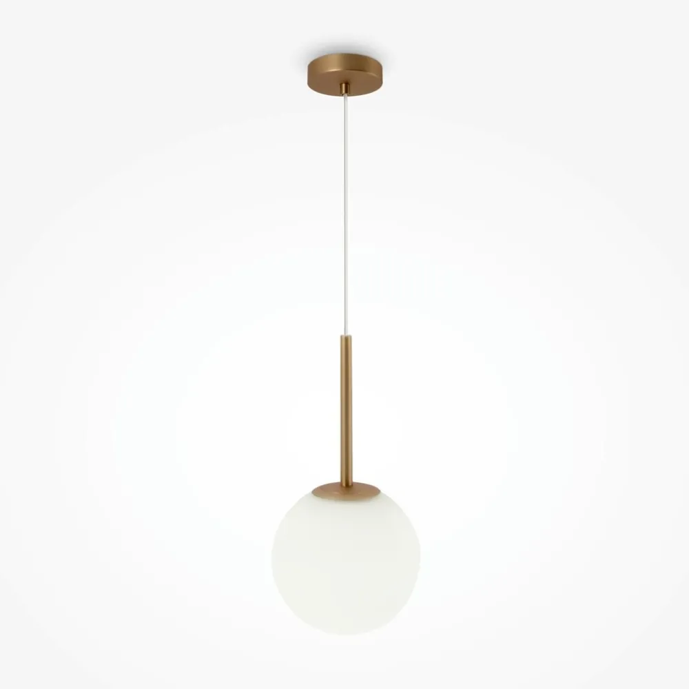 Lampade A Sospensione-Maytoni basic form lampada a sospensione per tavolo da cucina colore oro