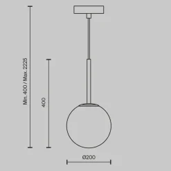 Lampade A Sospensione-Maytoni basic form lampada a sospensione nera moderna