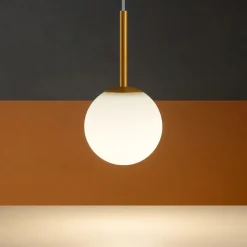 Lampade A Sospensione-Maytoni basic form lampada a sospensione per camera da letto sfera in vetro
