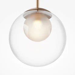 Lampade A Sospensione-Maytoni basic form lampada a sospensione colore oro sfera vetro