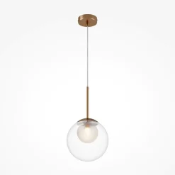 Lampade A Sospensione-Maytoni basic form lampada a sospensione colore oro sfera vetro