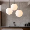 Lampadari Cucina-Maytoni basic form lampadario per cucina moderna 3 luci