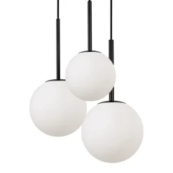 Lampadari Cucina-Maytoni basic form lampadario per cucina moderna 3 luci