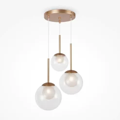Lampadari Cucina-Maytoni basic form lampadario da cucina moderna 3 luci