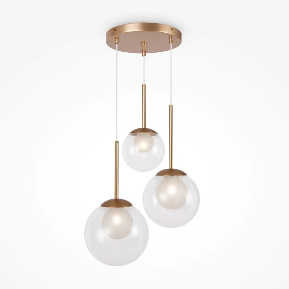 Lampadari Cucina-Maytoni basic form lampadario da cucina moderna 3 luci