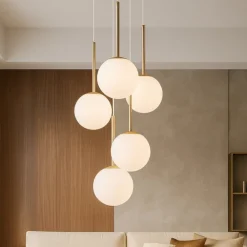Lampadari Moderni-Maytoni basic form lampadario moderno colore bianco e oro