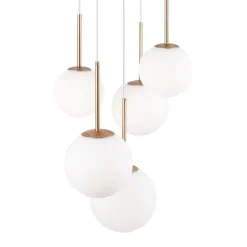Lampadari Moderni-Maytoni basic form lampadario moderno colore bianco e oro