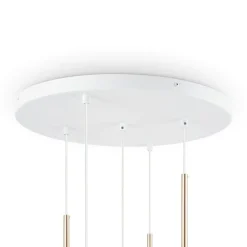 Lampadari Moderni-Maytoni basic form lampadario moderno colore bianco e oro