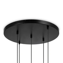 Lampadari Moderni-Maytoni basic form lampadario moderno nero 5 luci