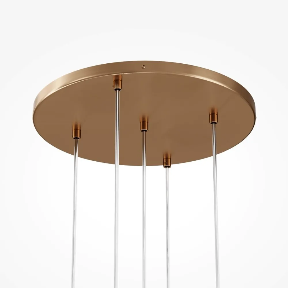 Lampadari Moderni-Maytoni basic form lampadario moderno per salotto sfere in vetro