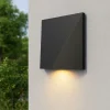 Applique Da Esterno-Maytoni beekman applique da esterno led 3000k ip54 nero moderno